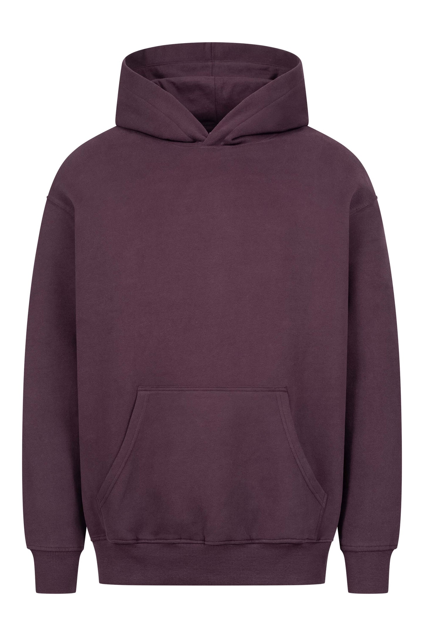 Rapanui Regular Fit Hoodie aus GOTS Bio Baumwolle, Unisex, Plum Perfect