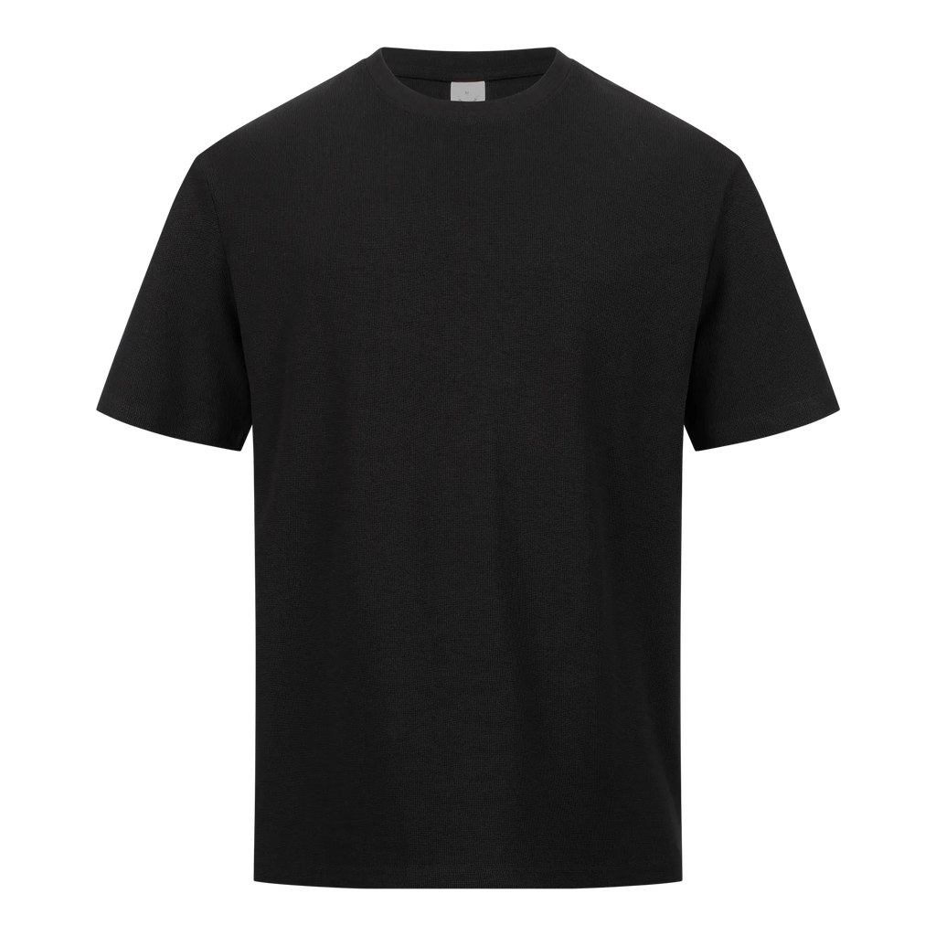 Basic Oversize Shirt - Waffelstrick aus Bio Baumwolle